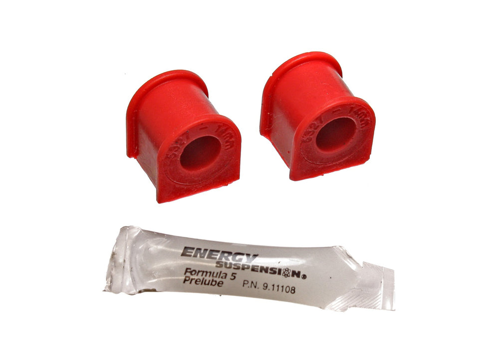 Energy Suspension 16.5107R Sway Bar Bushing Set; Red; Rear; Bar Dia. 13mm; Performance Polyurethane; - Truck Part Superstore