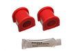 Energy Suspension 16.5121R Sway Bar Bushing Set; Red; Front; Bar Dia. 22mm; Performance Polyurethane; - Truck Part Superstore
