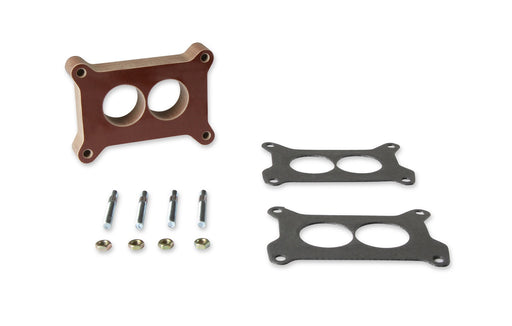 Holley 17-72 Carburetor Adapter; For 2300 Flange; 1 11/16 in. Bores; H-1 in.; Phenolic; - Truck Part Superstore