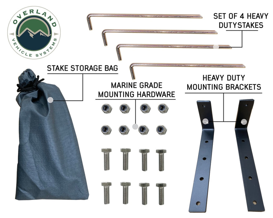 Overland Vehicle Systems 18199909 Nomadic Quick Deploying Shower Overland Vehicle Systems - Truck Part Superstore