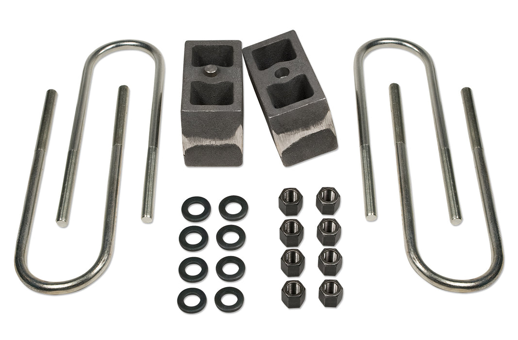 Tuff Country 97062 4 Inch Rear Block & U-Bolt Kit 99-16 Ford F250/F350 4WD with Factory Overloads Non-Tapered Tuff Country - Truck Part Superstore