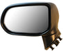 Cipa USA 18455 OE Replacement Mirror; LH(Driver) Side; Non-Heated; Manual Mirrors; Black; - Truck Part Superstore