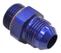 Quick Fuel Technology 19-108BLQFT Fuel Fitting; -8AN O-Ring To -8AN Pipe; Blue Anodized Aluminum; - Truck Part Superstore
