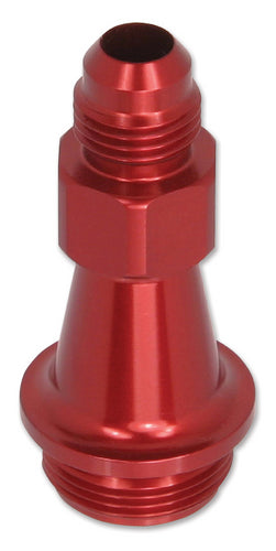 Quick Fuel Technology 19-6QFT Fuel Fitting; 7/8 -20; To -6AN Extended Fuel Inlet Fitting; Red Anodized; - Truck Part Superstore