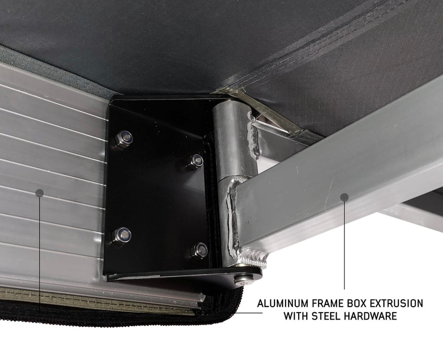 Overland Vehicle Systems 19559907 Nomadic 270 LT Driver Side Awning With Bracket Kit Overland Vehicle Systems - Truck Part Superstore