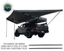 Overland Vehicle Systems 19619907 Awning Tent 180 Degree 88 SF of Shelter With Zip In Wall Nomadic Overland Vehicle Systems - Truck Part Superstore