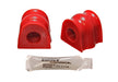 Energy Suspension 19.5101R Sway Bar Bushing Set; Red; Front; Bar Dia. 20mm; Performance Polyurethane; - Truck Part Superstore