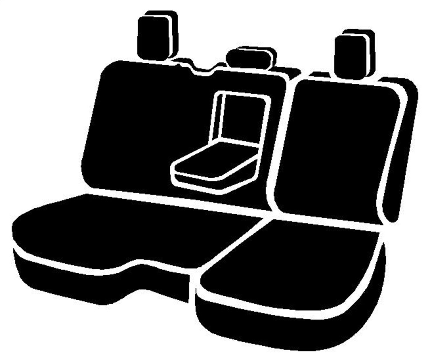 FIA TR42-54 GRAY Wrangler™ Custom Seat Cover; Saddle Blanket; Gray; Split Seat 40/60; - Truck Part Superstore