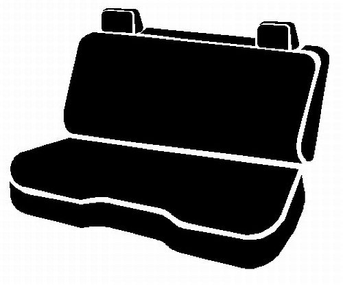 FIA OE32-95 CHARC Oe™ Custom Seat Cover; Tweed; Charcoal; Bench Seat; w/Adjustable Headrests; - Truck Part Superstore