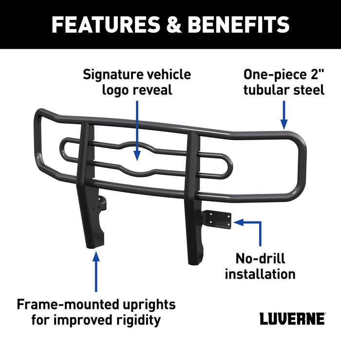 Luverne 202197-341332 2in. Grille Guard-Black - Truck Part Superstore