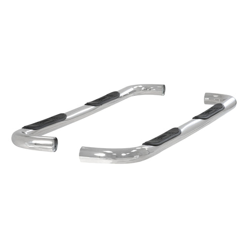 ARIES 204012-2 3in. Round Polished Stainless Side Bars; Select Chevrolet Tahoe; GMC Yukon - Truck Part Superstore
