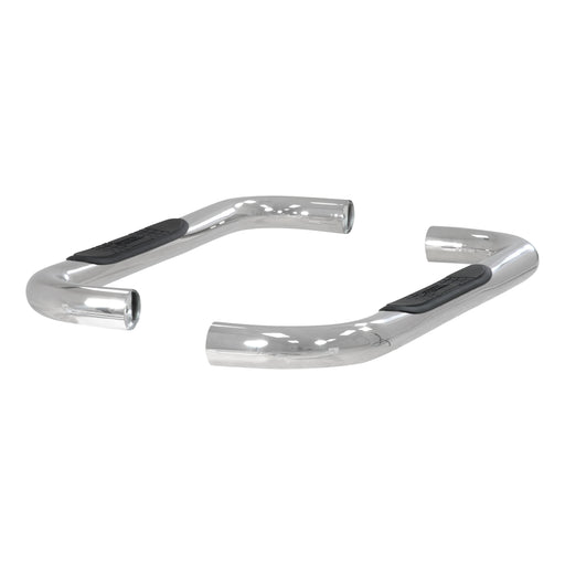 ARIES 204017-2 3in. Round Polished Stainless Side Bars; Select Silverado; Sierra 1500; 2500; 35 - Truck Part Superstore