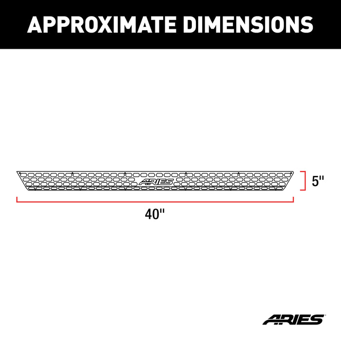 ARIES 2055053 ARIES 2055053 Replacement 53-Inch AdvantEDGE Running Board Step Pad - Truck Part Superstore