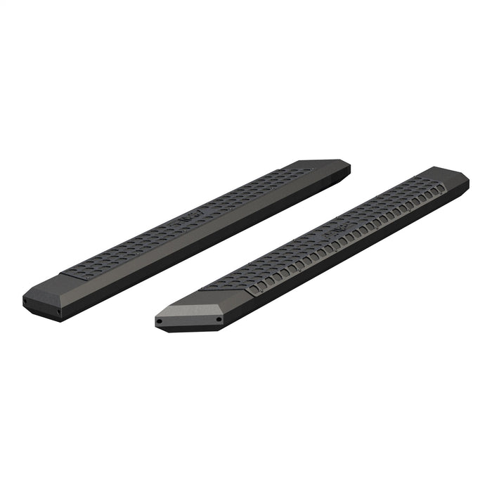 ARIES 2055975 AdvantEDGE 5-1/2in. x 75in. Black Aluminum Side Bars (No Brackets) - Truck Part Superstore