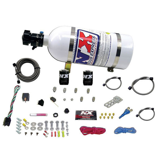 Nitrous Express 20915E85-10 E85 UNIVERSAL SYSTEM FOR EFI (SINGLE NOZZLE APPLICATION) WITH 10LB BOTTLE - Truck Part Superstore