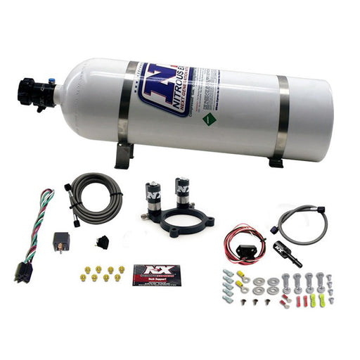 Nitrous Express 20952-15 FORD V6 NITROUS PLATE SYSTEM-3.5L AND 3.7L W/15LB BOTTLE - Truck Part Superstore