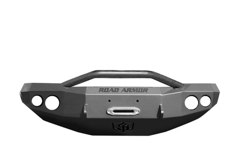 Road Armor 23714B Stealth Winch Front Bumper; Pre-Runner Guard; Satin Black; - Truck Part Superstore