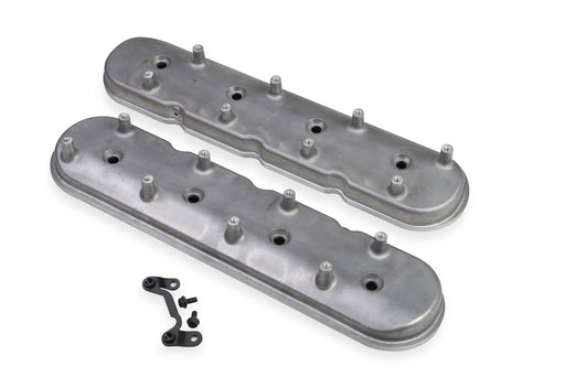 Holley 241-92 LS Valve Cover; For Dry Sump Applications; Natural Finish; - Truck Part Superstore