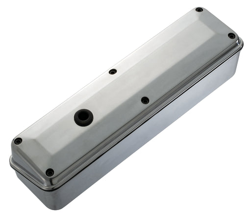 Proform 141-915 Engine Valve Cover; 2-Piece Tall Style; Die Cast; Polished; No Logos; SB Chevy - Truck Part Superstore
