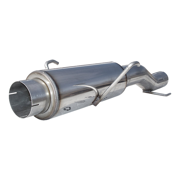 MBRP MK96116 High-Flow Muffler Assembly T409 Stainless Steel For 04-07 Dodge Ram Cummins 600/610 fits to stock only MBRP - Truck Part Superstore