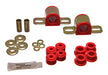 Energy Suspension 2.5104R Sway Bar Bushing Set; Red; Front; Bar Dia. 24mm; Performance Polyurethane; - Truck Part Superstore