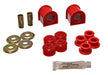 Energy Suspension 2.5108R Sway Bar Bushing Set; Red; Rear; Bar Dia. 1 in.; Performance Polyurethane; - Truck Part Superstore