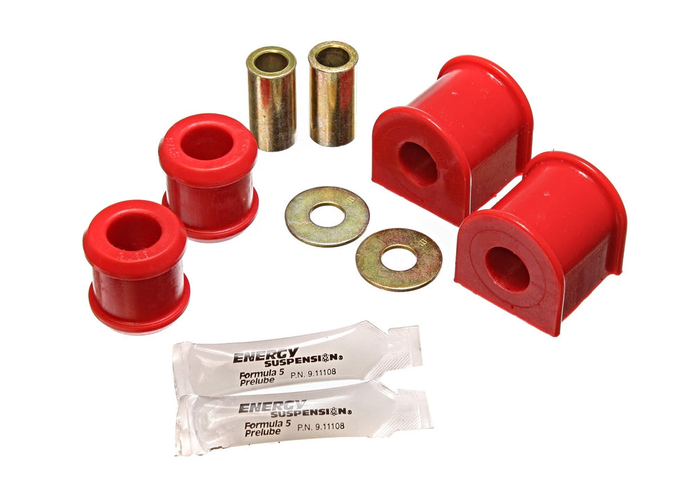 Energy Suspension 2.5114R Sway Bar Bushing Set; Red; Rear; 17mm; Performance Polyurethane; - Truck Part Superstore