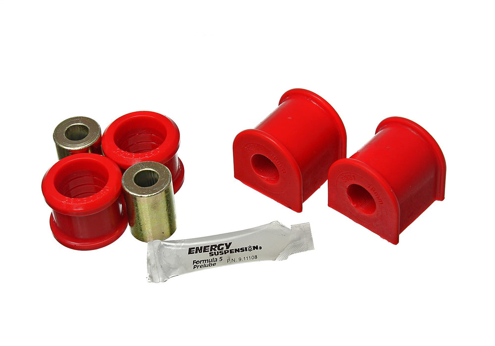 Energy Suspension 2.5118R Sway Bar Bushing Set; Red; Rear; 19mm; - Truck Part Superstore