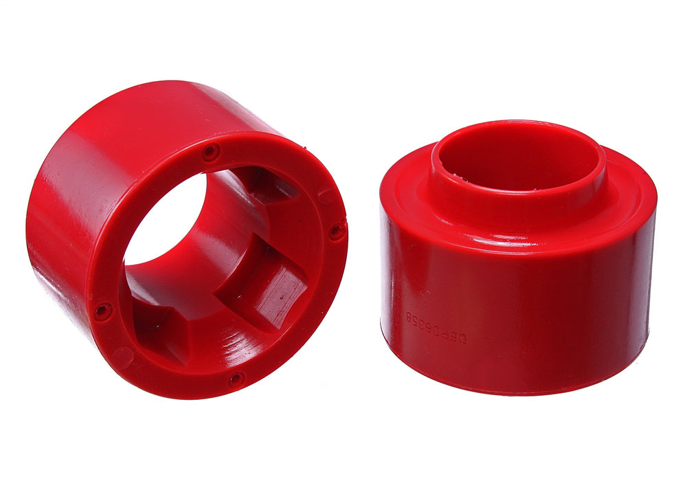 Energy Suspension 2.6111R Coil Spring Spacer Lift Set; Red; 1.75 in. Lift; - Truck Part Superstore