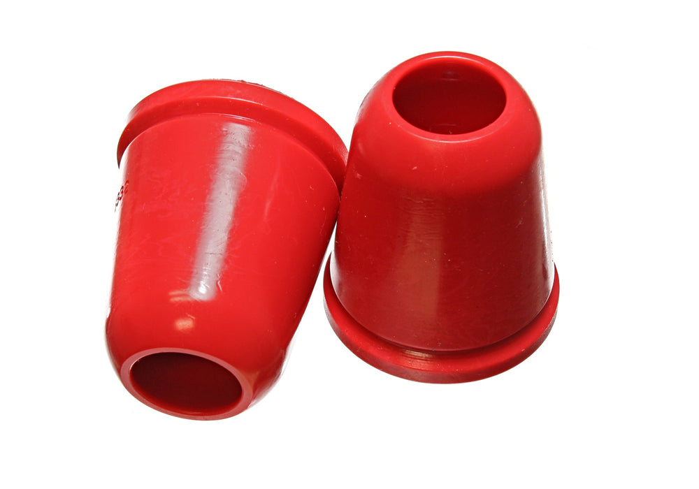 Energy Suspension 2.9103R Bump Stop Set; Red; Rear; Performance Polyurethane; - Truck Part Superstore