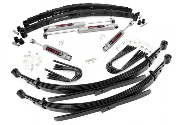 Rough Country 24030 2 Inch Suspension Lift System 52 Inch Rear Springs 77-87 C20/K20/C25/K25 Rough Country - Truck Part Superstore