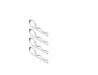 Husky Towing 30004 Cotter/ Spring Clip For Use With Husky Fifth Wheel Rail Pins Pack Of 4 - Truck Part Superstore