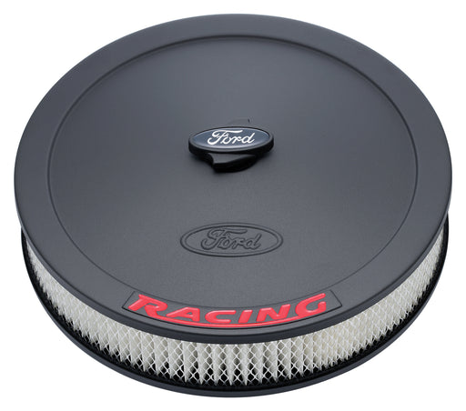 Ford Racing 302-352 Air Cleaner Kit Black Embossed Ford Logo with Red Lettering 13 Inch Diameter Ford Racing - Truck Part Superstore