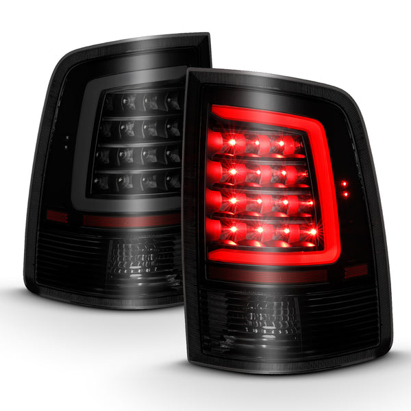 Anzo USA 311319 Tail Light Assembly; LED; Smoke Lens; Black Housing; w/Plank Style Design; Pair; - Truck Part Superstore