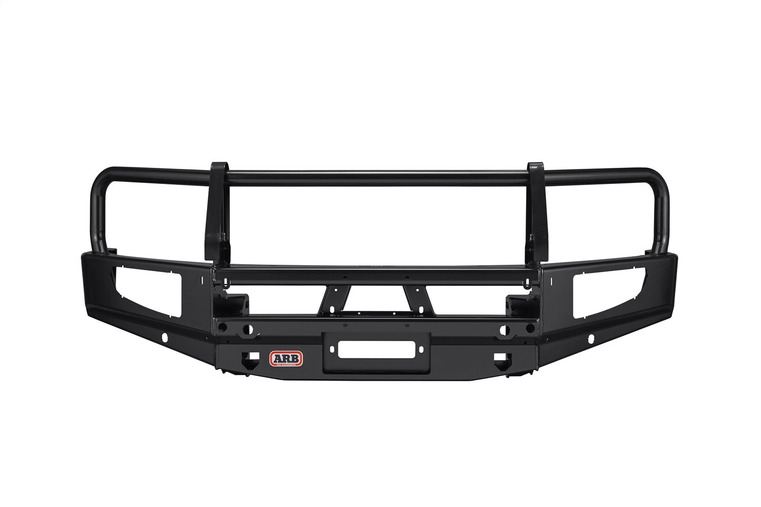 ARB 3450480 Front Deluxe Bull Bar Winch Mount Bumper; Front; Bull Bars