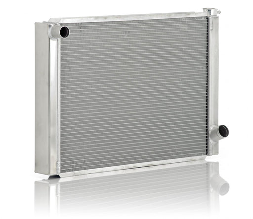 Be Cool 35042 GM Triple Pass Race Radiator Dual 1 Inch Core with 1-1/2 Inch Inlet Core Width 27.5 Inch Be Cool Radiator - Truck Part Superstore