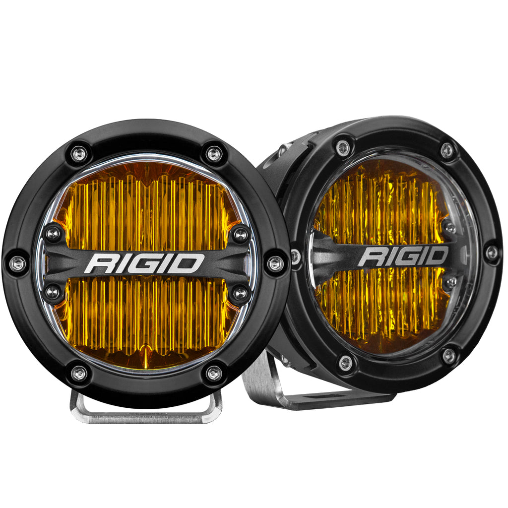 Rigid Industries 36121 360-Series Pro SAE 4 Inch Fog Light Yellow