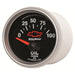 AutoMeter 3627-00406 GAUGE; OIL PRESSURE; 2 1/16in.; 100PSI; ELECTRIC; CHEVY RED BOWTIE; BLACK - Truck Part Superstore