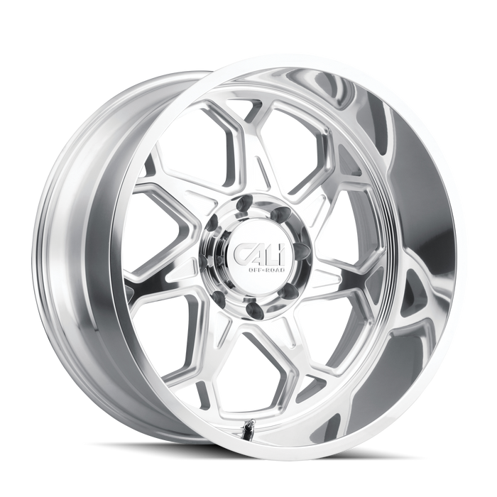CALI OFF-ROAD 9111-2236P SEVENFOLD (9111) POLISHED 20X12 6x135 -51mm 87.1mm - Truck Part Superstore