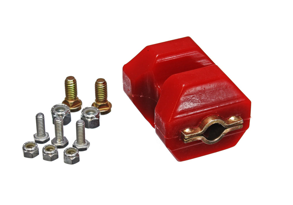 Energy Suspension 3.1127R Motor Mount; Red; Zinc Finish; Performance Polyurethane; Sold Individually; - Truck Part Superstore