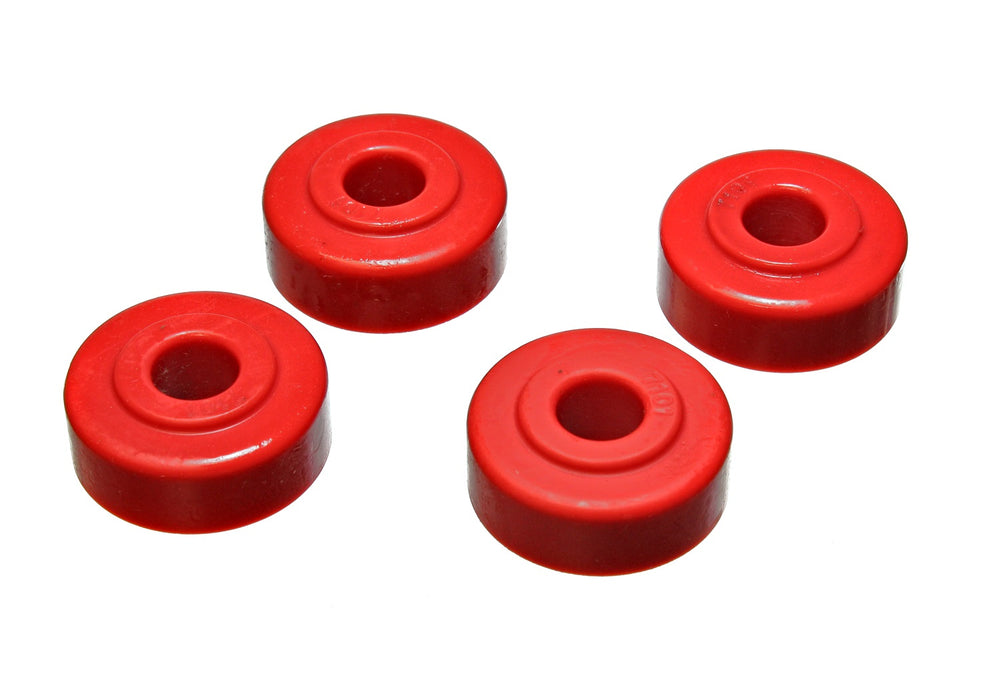 Energy Suspension 3.7114R Strut Rod Bushing Set; Red; Front; Performance Polyurethane; - Truck Part Superstore