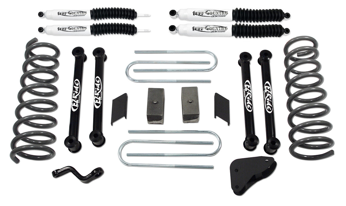 Tuff Country 34018KN 4.5 Inch Lift Kit 07-08 Dodge Ram 2500/3500 w/Coil Springs and SX8000 Shocks Fits Vehicles Built July 1 2007 and Later Tuff Country - Truck Part Superstore