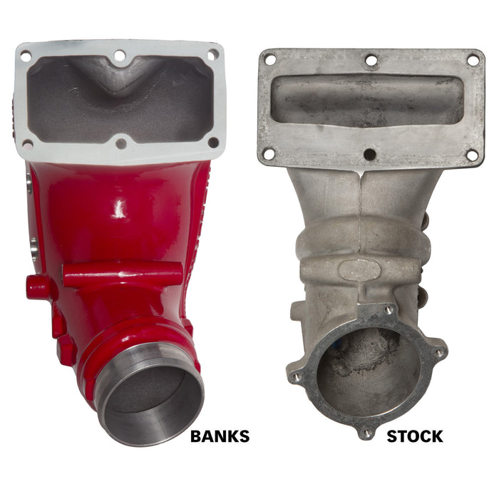 Banks Power 42788-PC Monster-Ram Intake System w/Fuel Line-2007-18 Dodge/RAM 6.7L; 3.5in.; Red - Truck Part Superstore