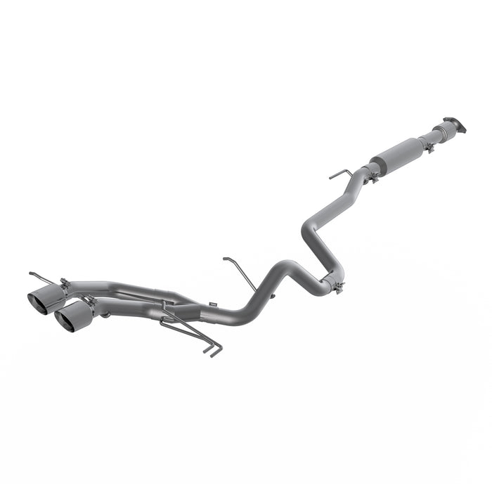 MBRP S4703304 2.5 Inch Cat Back Exhaust System Dual Exit For 13-18 Hyundai Veloster Turbo T304 Stainless Steel With Tips MBRP - Truck Part Superstore