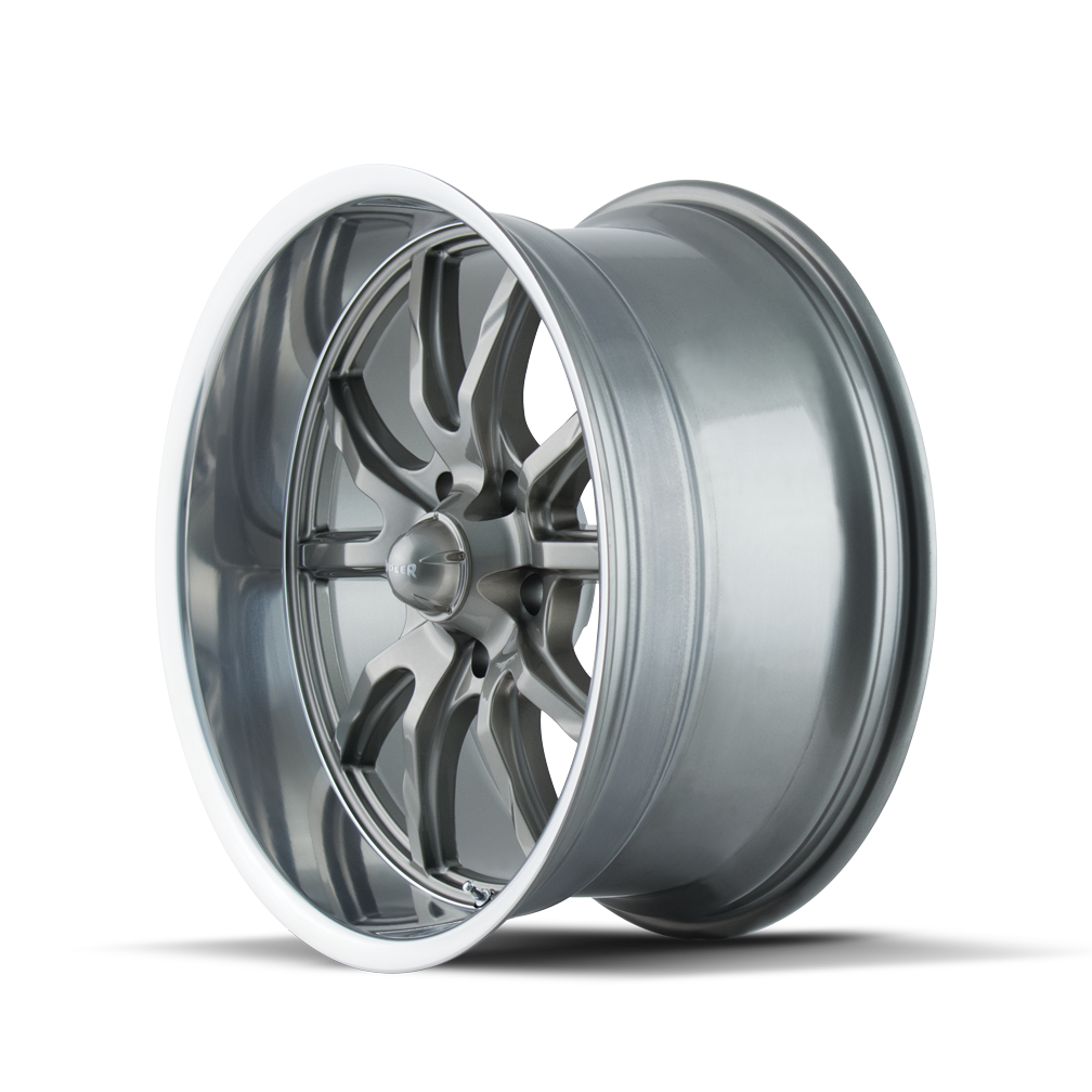 RIDLER 650-2161G 650 (650) GREY/POLISHED LIP 20X10 5-120.65 0MM 83.82MM - Truck Part Superstore