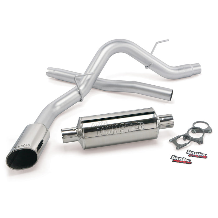 Banks Power 48747 Monster Exhaust System; Chrome-S/S Tip-09-10 Frd F-150 5.4L; CCSB-CCLB - Truck Part Superstore