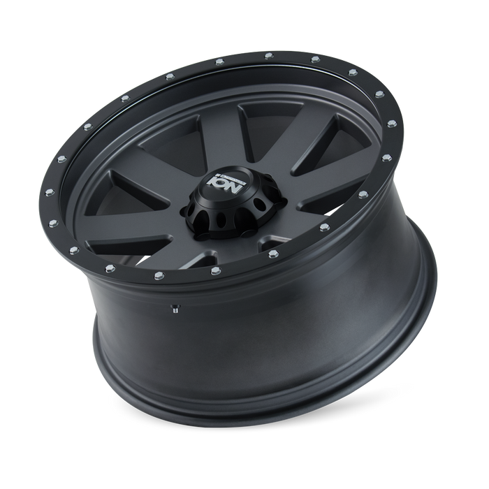 ION 134-8985MG 134 (134) MATTE GUNMETAL/BLACK BEADLOCK 18X9 5-139.7 0MM 108MM - Truck Part Superstore