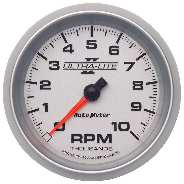 AutoMeter 4997 GAUGE; TACHOMETER; 3 3/8in.; 10K RPM; IN-DASH; ULTRA-LITE II - Truck Part Superstore