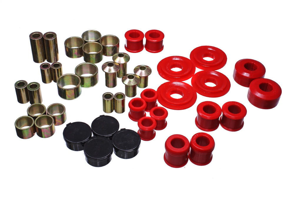 Energy Suspension 4.3166R Control Arm Bushing Set; Red; Rear; Performance Polyurethane; - Truck Part Superstore