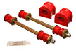 Energy Suspension 4.5157R Sway Bar Bushing Set; Red; Front; 29mm; Performance Polyurethane; - Truck Part Superstore